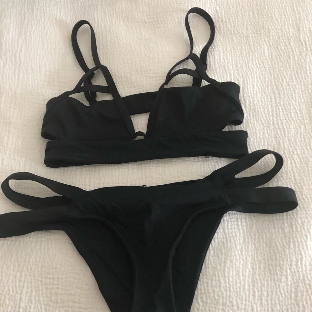 Tavik Black Bikini Set (willing to separate!)